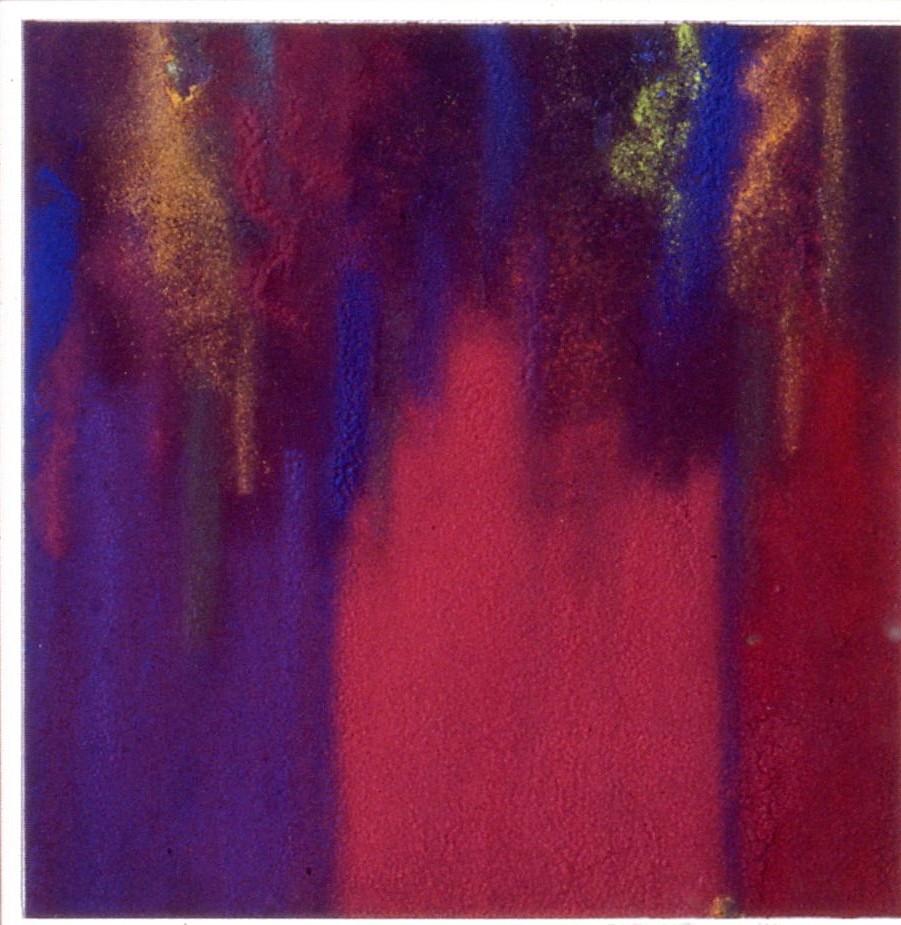 Natvar Bhavsar, SINDURA III, 1996
Dry pigment and acrylic on Paper, 20 x 16 in. framed 7 x 7 in. image
20