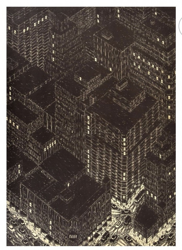 Yvonne Jacquette, North East View from the Empire State Building; edition AP 7/12, 1982
Lithograph, 56 x 40 1/2 in.
JACQ00001