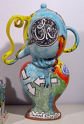 Michael Lucero, Untitled Teapot, 2009
Ceramic, 13 1/4 x 10 1/2 x 6 inches
LUCE0008