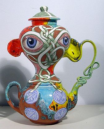 Michael Lucero, Untitled Teapot, 2009
Ceramic, 13 1/4 x 10 1/2 x 6 inches
LUCE0007