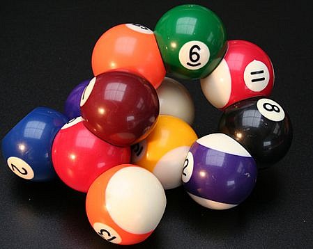 Daniel Chadwick Estate, Balls with Attitude, 2007
pool balls and stainless steel pins
CHDD0009