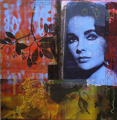 Andreas Reimann, Blue Elizabeth
oil and silkscreen on canvas, 59 x 57 inches
REIM0008