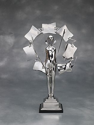 Ernest Trova, Circle Figure, 1985
stainless steel, 17 1/2 x 11 1/2 x 4 1/2 inches
Ed. 1/8
TROV0169