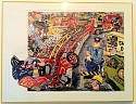 Red Grooms, Aarrrrhhh - from the No Gas Suite
Edition 68/75
1971, Lithograph