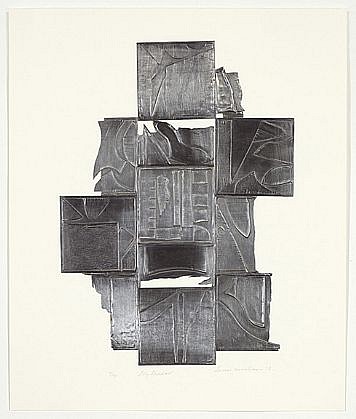 Louise Nevelson, Sky Shadow
Edition 62/150, 1973
Lead intaglio, 29 1/2 x 24 1/2 inches
NEVE0016