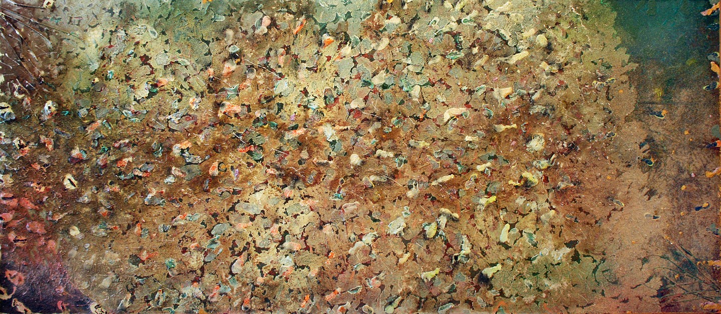 Stanley  Boxer (Estate), Terrazzowithoutend, 1997
Mixed media on canvas, 35 x 80 inches
BOXE0150