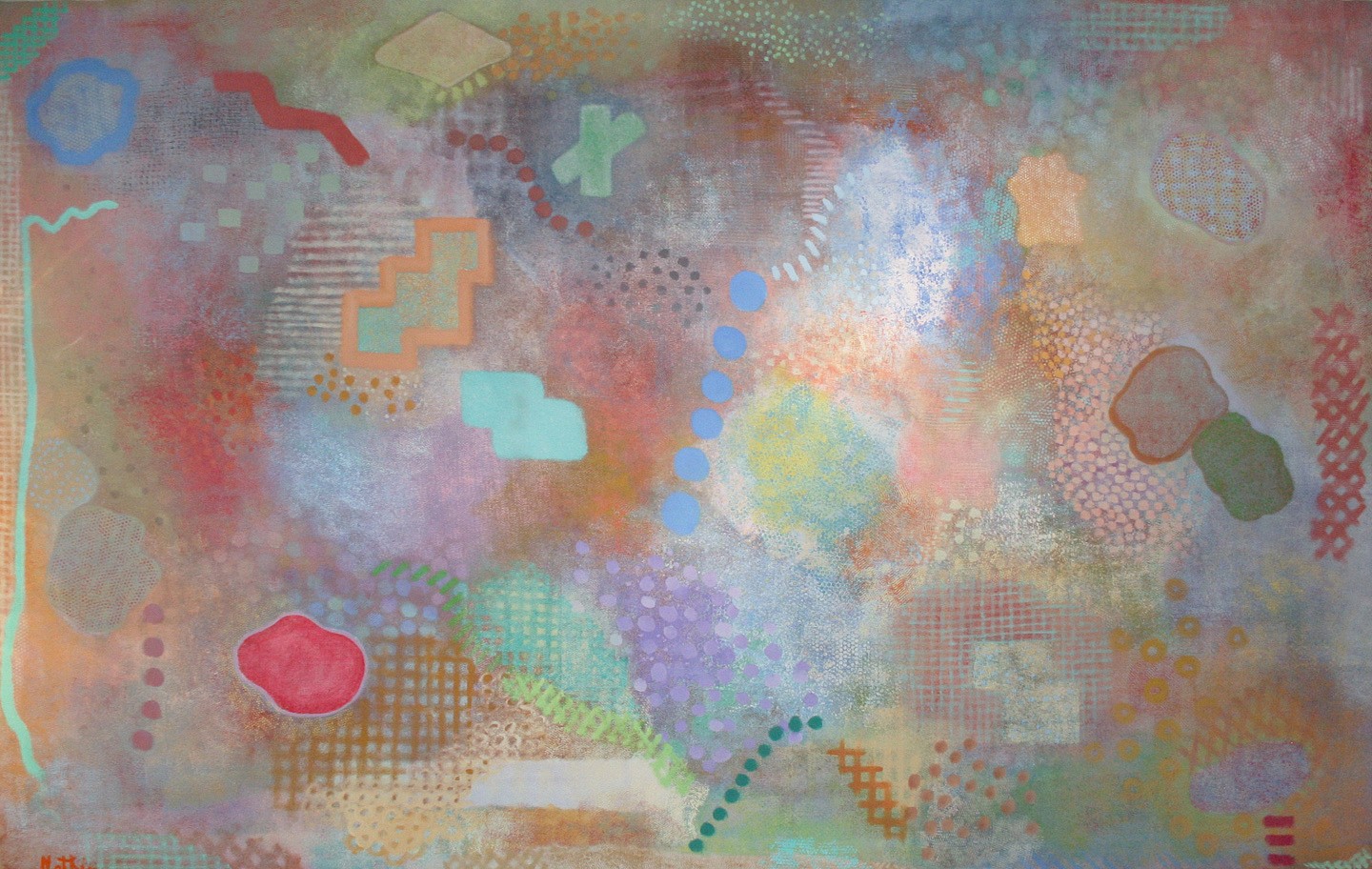 Robert Natkin, Dybbruk, 1974-75
Acrylic on canvas, 88 x 138 inches
NATK0001