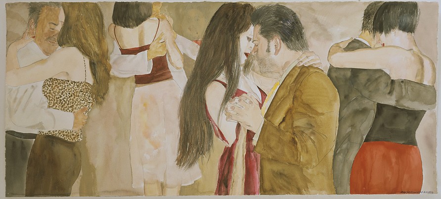 David Remfry, Dancers I, 2006
Watercolor on paper, 27 x 60 inches
REMF0012