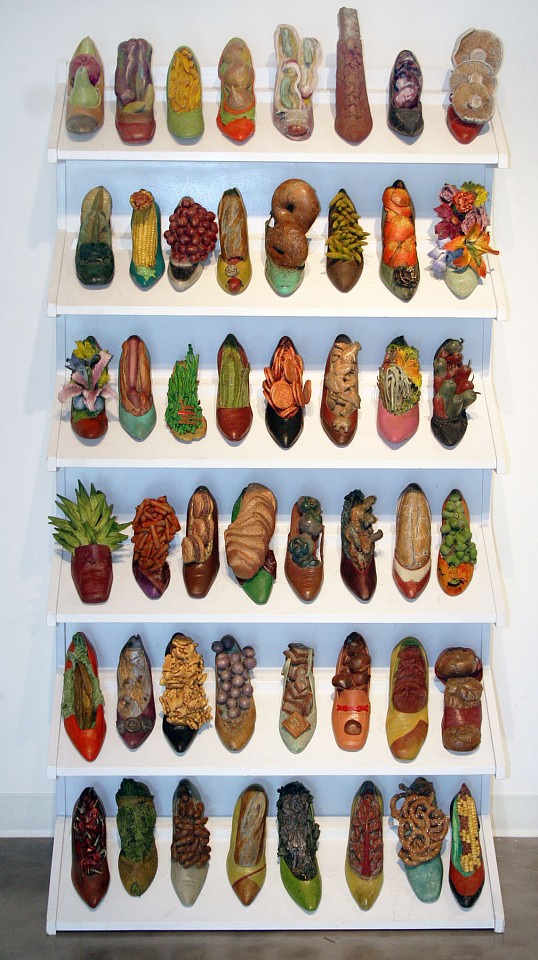 Steve Tobin, Shoe Wall
Mixed media, dimensions variable
98