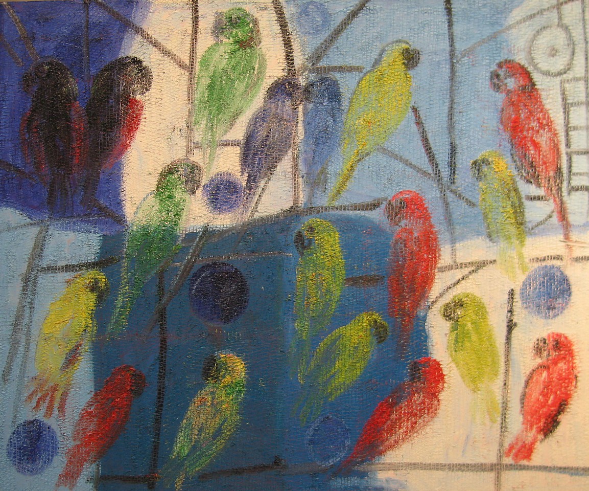 Hunt Slonem, Blue Picul, 2006
Oil on Canvas, 60 x 72 inches
SLON0035