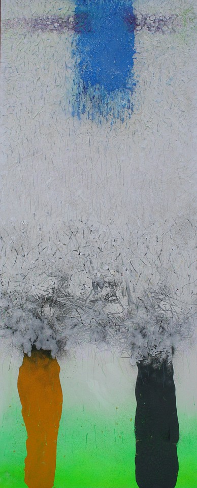 Stanley  Boxer (Estate), Thatwintershotbleed, 1993
Oil & mixed media on canvas, 101 1/2 x 42 inches
BOXE0098