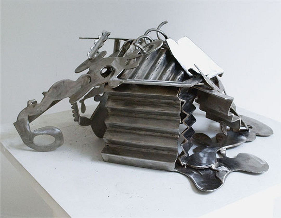 Peter Reginato, 1520 Sedgwick, 2007-08
stainless steel, 11 x 21 x 21 inches
REGI0021