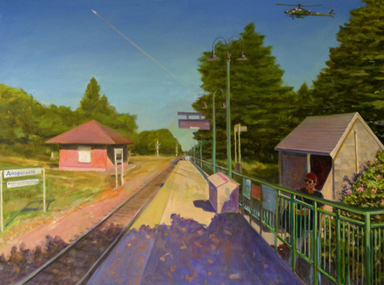 John Hardy, Amagansett Station, 2006
Oil on Canvas, 36 x 48 inches
HARD0015