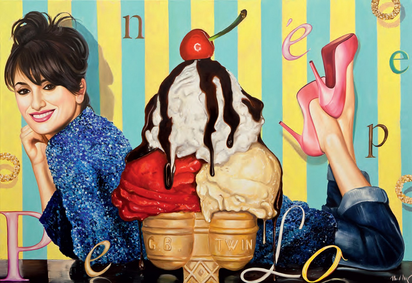 Heiner Meyer, Penelope, 2011
Oil on Canvas, 55 1/8 x 78 3/4 inches
MEYE0019
Sold