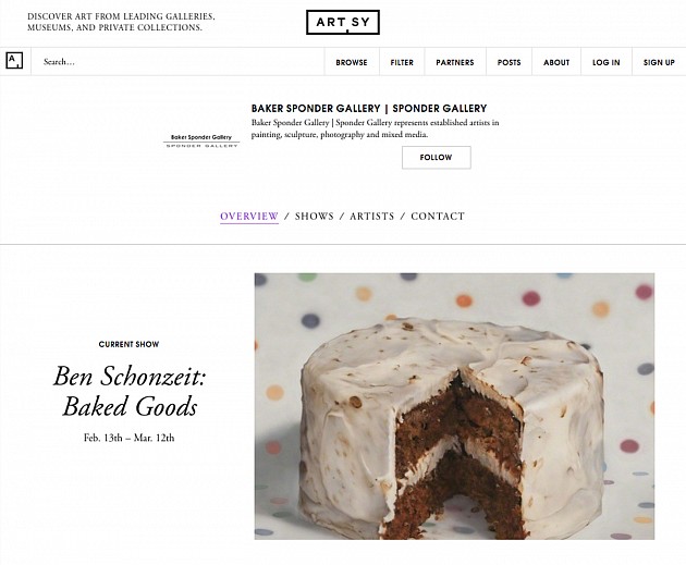 News: We're on Artsy!, March 7, 2014