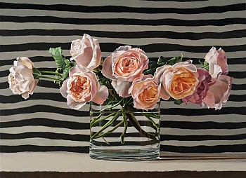 Work: Ben Schonzeit Roses with Stripes