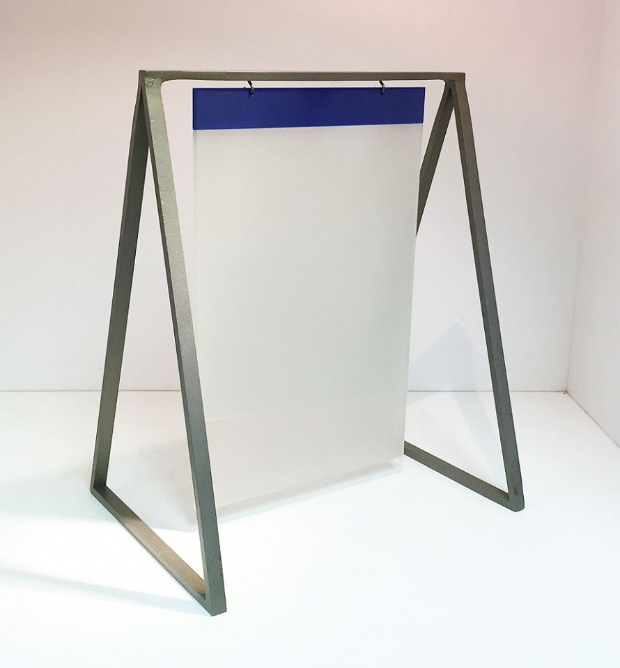 Stanley  Boxer (Estate), Amomentsdelicacy, 1995
steel and plexi, 13 1/2 x 11 x 8 in.
BOXE0172