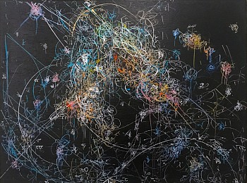 Work: Kysa Johnson Blow Up 307 - subatomic decay patterns and Type II Supernova Remnant of a Red Dwarf Star