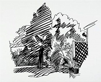 Tom Wesselmann -&nbsp;Jeannie's Backyard, East Hampton