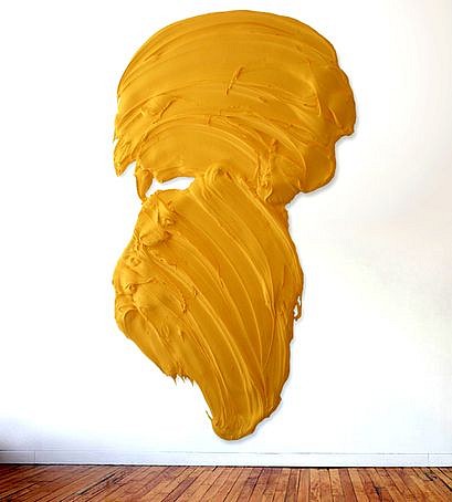 Donald Martiny, Rurreabaque, 2013
polymer and pigment on aluminum, 72 x 45 in.
mustard yellow monochrome
MART0007