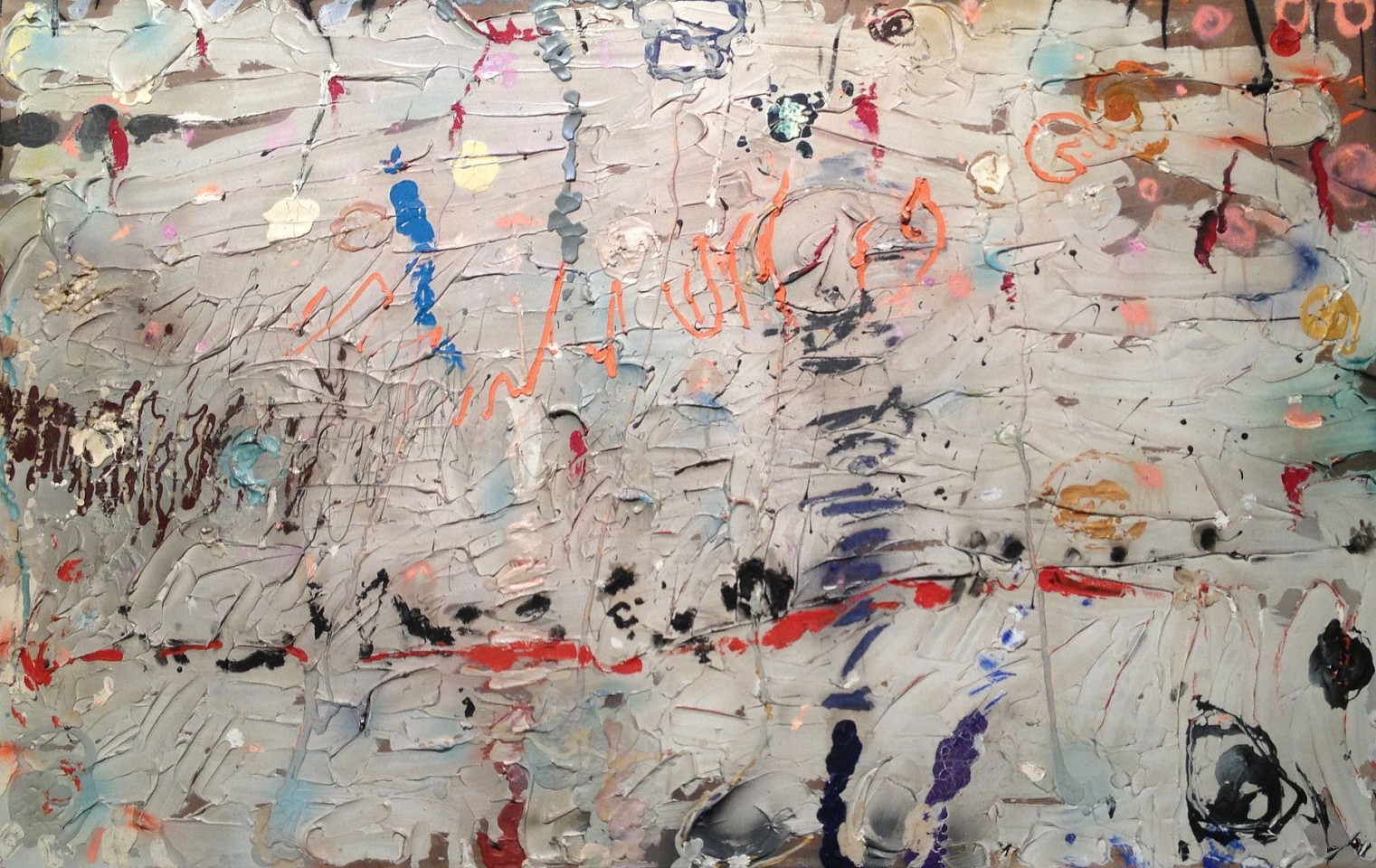 Stanley  Boxer (Estate), Somewhereofahighplain, 1987
Mixed media on canvas, 42 x 66 in.
BOXE0160