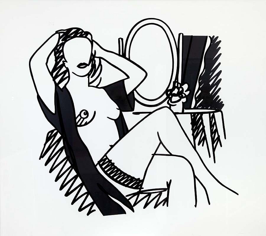 Tom Wesselmann, Nude and Mirror 
edition 52/100, 1990
Silkscreen, 57 1/2 x 65 in.
WESS00021
$24,000