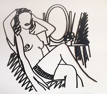 Tom Wesselmann -&nbsp;Nude and Mirror (Variation #1)