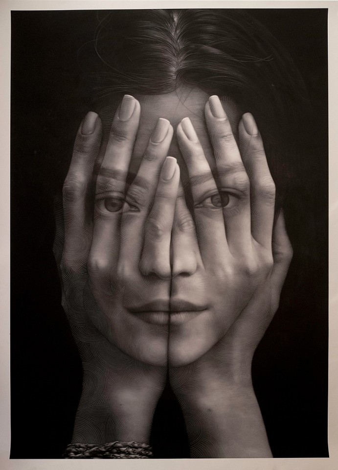 Tigran Tsitoghdzyan, Mirror I, 2017
mixed media on paper, 84 x 60 in. paper 86 x 62 in. framed
monoprint
TSIT00001