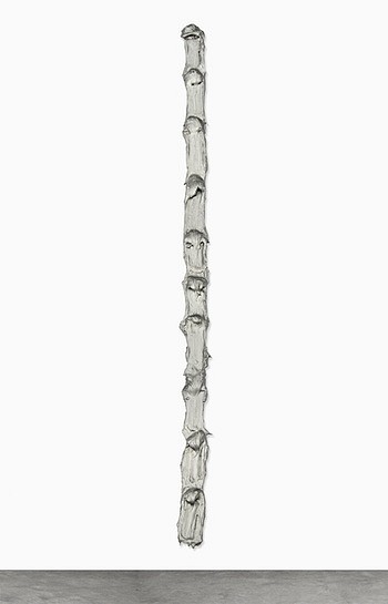 Donald Martiny, Nawa, 2017
polymer and pigment on aluminum, 91 x 4 in.
Donald Martiny’s Nawa (2017) is a striking sculptural artwork that redefines gestural abstraction through its elongated, vertical form. Measuring 91 x 4 inches and finished in chrome, this piece departs from Martiny’s usual expressive brushwork to explore the relationship between structure, materiality, and movement. The metallic sheen of Nawa enhances its reflective quality, creating an ever-changing interaction with light and its surrounding space.

Sponder Gallery proudly presents Nawa, an extraordinary example of Martiny’s ability to push the limits of contemporary abstraction. His works, which merge painting and sculpture, are collected by prestigious institutions, including permanent installations at One World Trade Center in New York.

Collectors and art enthusiasts searching for Donald Martiny artwork for sale, chrome sculptural paintings, minimalist contemporary art, and vertical abstract sculptures will find Nawa to be a sophisticated and impactful addition to any collection.


Donald Martiny, Donald Martiny art for sale, Donald Martiny paintings, contemporary abstract art, sculptural paintings, chrome sculpture, elongated vertical sculptures, aluminum paintings, minimalist contemporary art, Sponder Gallery, modern art gallery, large-scale abstract art, fine art collection, investment art, high-end contemporary art, metallic abstract sculpture, avant-garde contemporary art, fluid brushstroke painting, linear abstract sculpture.


MART00084