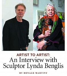 Donald Martiny News: Donald Martiny: An Interview with Lynda Benglis, March  1, 2018