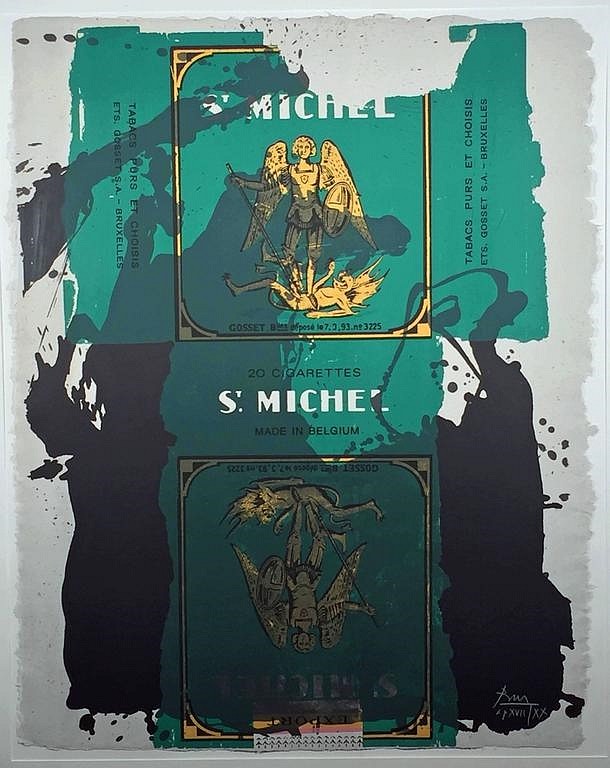 Robert Motherwell, St. Michel III, 1979
Lithograph and silkscreen on gray hand made paper, 41.5 x 31.5 in. paper, edition of 99 + 20 AP
MOTH00012