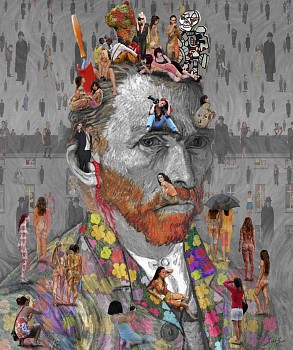 Work: Lluis Barba Self Portrait - Van Gogh