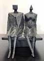 Lynn Chadwick, Sitting Couple
1986, Bronze