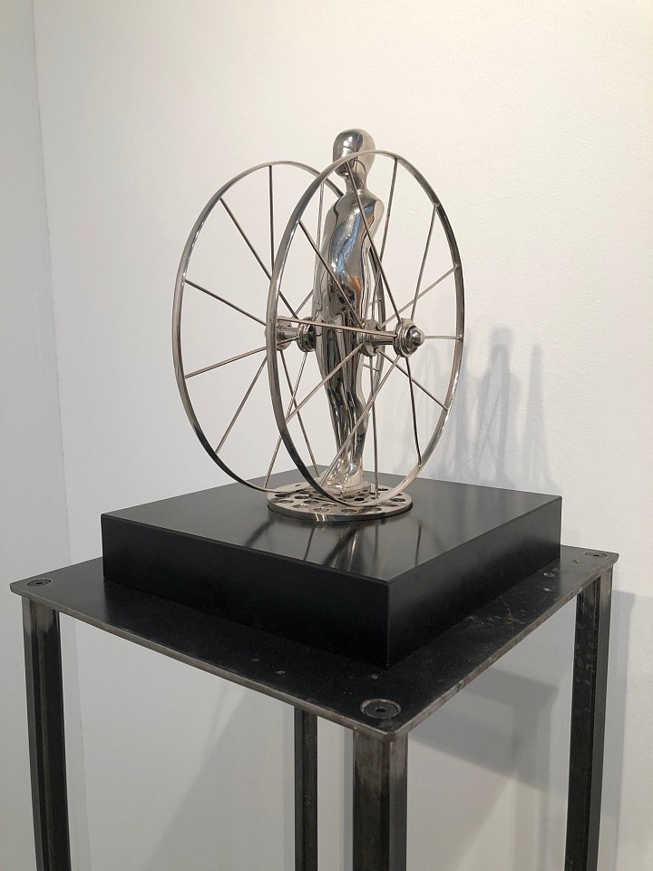 Ernest Trova, Study for Wheel Man, 1965
Chrome Plated Bronze, 15 1/4 x 12 x 12 in.
TROV00209