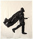 Fanny Allie, Man - Cape
2018, Trash bags sewn on canvas