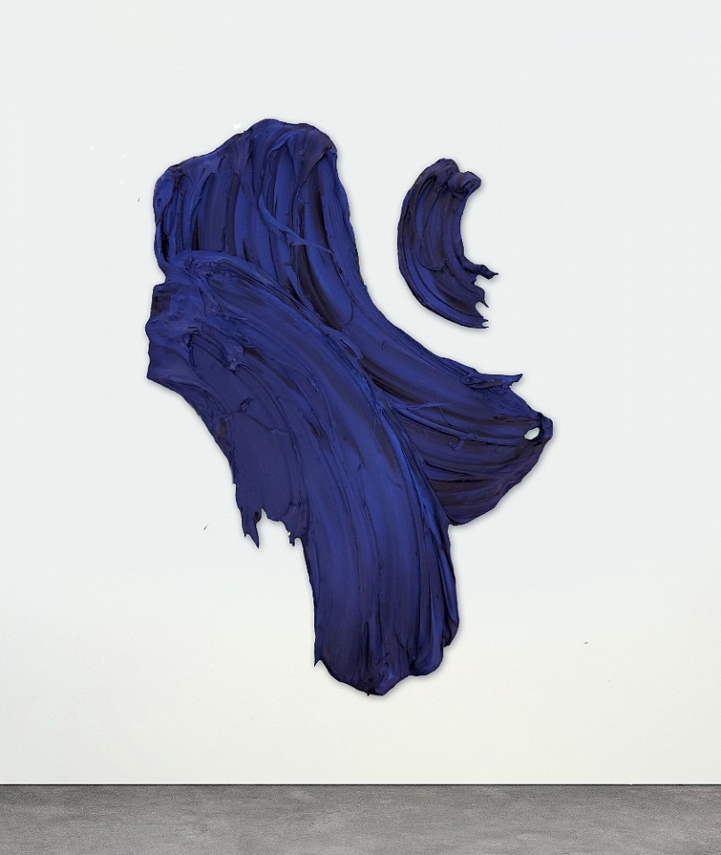 Donald Martiny, Lenca, 2018
polymer and pigment on aluminum, 62 x 36 in. large element  26 x 17 in. small element
MART00110