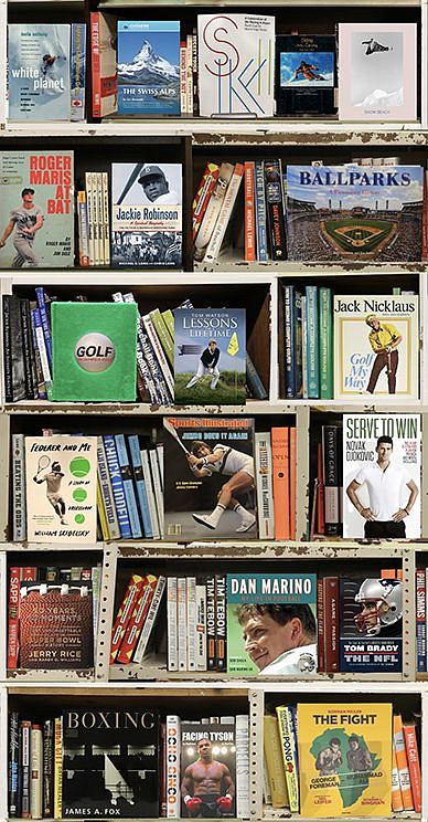 Max-Steven Grossman, Z Sports WVB, 2020
diasec mounted photo, 75 x 39 in and 91 x 48 in.
Max-Steven Grossman, Sports WVB, 2020
Diasec mounted photo, available in 75 x 39 inches and 91 x 48 inches

Max-Steven Grossman’s Sports WVB (2020) is an exceptional fine art photograph from his acclaimed Bookscapes series, paying tribute to the world of sports, athleticism, and competitive greatness. This limited-edition diasec-mounted artwork features a curated bookshelf filled with books on legendary athletes, historic sports moments, and the culture of competition.

With books featuring Jackie Robinson, Roger Maris, Dan Marino, Tom Brady, Jack Nicklaus, Novak Djokovic, and Mike Tyson, Sports WVB captures the spirit of baseball, football, golf, tennis, boxing, skiing, and other iconic sports. The arrangement of book spines and covers creates a visually compelling narrative of perseverance, excellence, and the pursuit of victory.

This high-gloss, museum-quality diasec finish enhances the colors and textures of the composition, making Sports WVB a must-have for sports enthusiasts, collectors, and interior designers looking to bring the energy of sports history into contemporary spaces. Perfect for private collections, sports lounges, athletic clubs, executive offices, and luxury home interiors, this artwork embodies the passion and legacy of elite sportsmanship.


Limited-edition artwork from Max-Steven Grossman’s Bookscapes series
A visual tribute to legendary athletes and iconic sports moments
Ideal for sports collectors, athletes, and luxury interior designers
High-gloss diasec finish for a sleek, contemporary aesthetic
Available in 75 x 39 inches and 91 x 48 inches


Max-Steven Grossman art, Sports WVB by Max-Steven Grossman, sports photography fine art, legendary athlete artwork, sports memorabilia art, contemporary photography, Bookscapes series, diasec mounted photo, fine art for sports collectors, luxury sports decor, baseball football boxing fine art, tennis golf artwork, sports-themed interior design, Sponder Gallery, sports history art, athletic achievement artwork.


GROSS00446