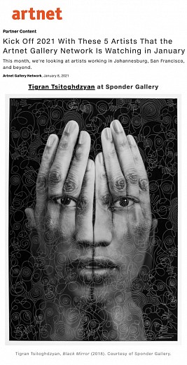 Tigran Tsitoghdzyan News: Tigran Tsitoghdzyan on ArtNet, January 8, 2021