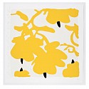 Donald Sultan, Z Lantern flowers YELLOW AND WHITE, FEB 10, 2017; edition of 50*
2017, Color silkscreen with over-printed flocking on Rising, 2-ply museum board