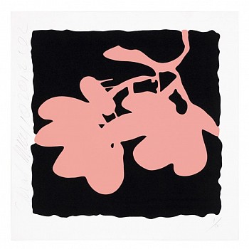 Donald Sultan -&nbsp;Z May 10, 2012, Coral; edition of 50