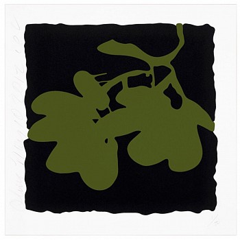 Donald Sultan -&nbsp;Z May 10, 2012, Green; edition of 50