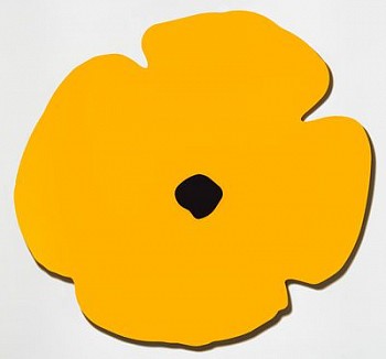 Donald Sultan -&nbsp;Z Wall Poppy Yellow*, Aug 13, 2020; edition of 30