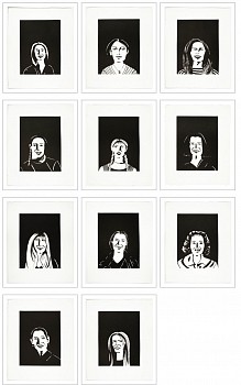Alex Katz - Z Portfolio - You Smile and the Angels Sing (11 works); edition of 30