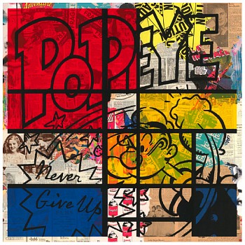 Mr. Brainwash -&nbsp;Popeye - Mondrian