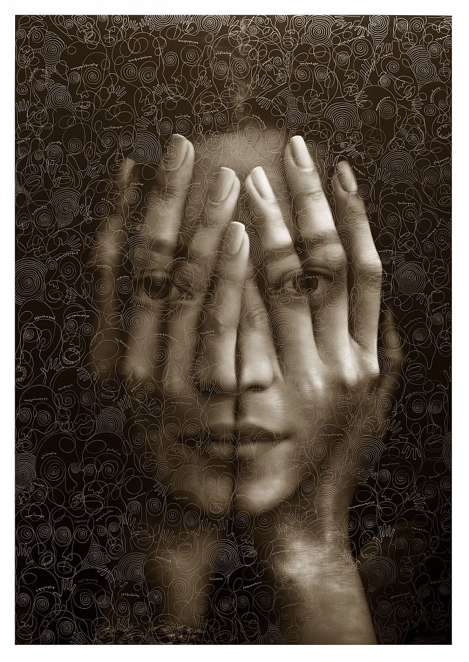 Tigran Tsitoghdzyan, Mirror (Sepia), 2021
Mixed media, 80 x 56 inches unframed
TSIT00045