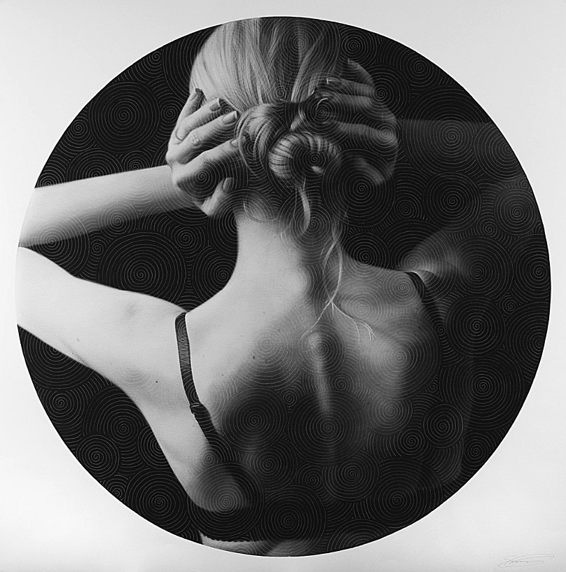 Tigran Tsitoghdzyan, Censored II, 2020
Mixed media, 43 x 43 inches (paper) / 39 x 39 inches (image) / 47.5 x 47.5 inches (framed) (+ $2,000 frame)
TSIT00046