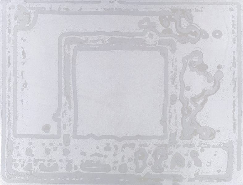 Peter Halley, Z Silver on Silver; edition of 50, 1999
4-color silkscreen with diamond dust, 34 x 45 in.
00007
$2,000