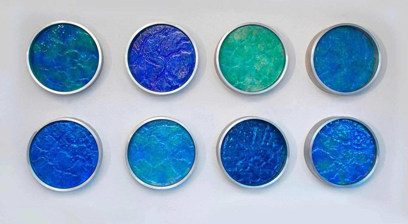 Kx2 Ruth Avra & Dana Kleinman, ZZ Pipeline Blues, 2019
industrial pipe with acrylic on wood, 26 x 40 x 3 1/2 in.
Kx200025