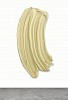 Donald Martinyâ€™s Nocoman (2013), a large-scale abstract sculptural painting featuring a sweeping beige brushstroke, created using polymer and pigment on aluminum, measuring 73 x 38 inches. A contemporary gestural artwork available at Sponder Gallery.