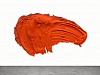 Donald Martinyâ€™s Meherrin (ca. 2014), a large-scale abstract sculptural painting with a bold, fiery orange brushstroke, created using polymer and pigment on aluminum, measuring 45 x 76 inches. A contemporary gestural artwork available at Sponder Gallery.
